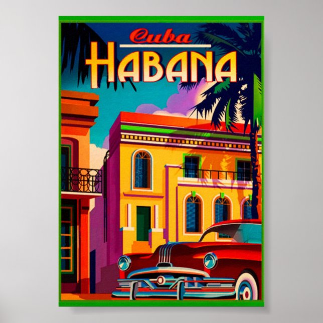 Cuba Habana Poster (Front)