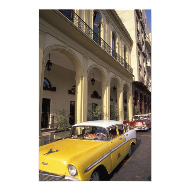 Cuba, Havana. Colorful Chevy's from the 1950's Photo Print (Front)