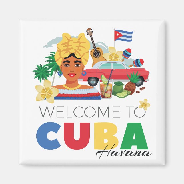 Cuba Havana Magnet (Front)