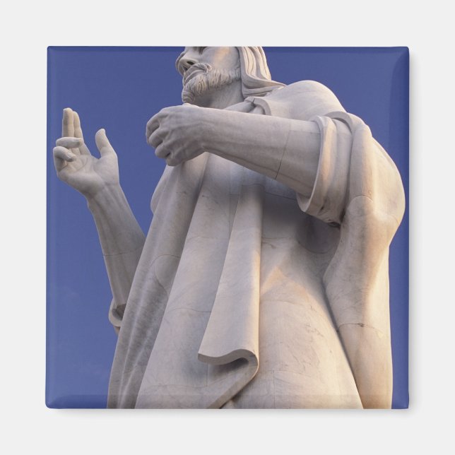 Cuba, Havana, Sculpture of Jesus. Magnet (Front)