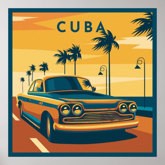 Cuba Illustration Poster (Front)