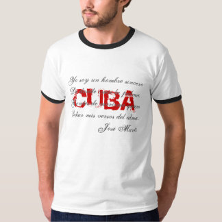 Cuba Jose Marti poetry T-shirt 3