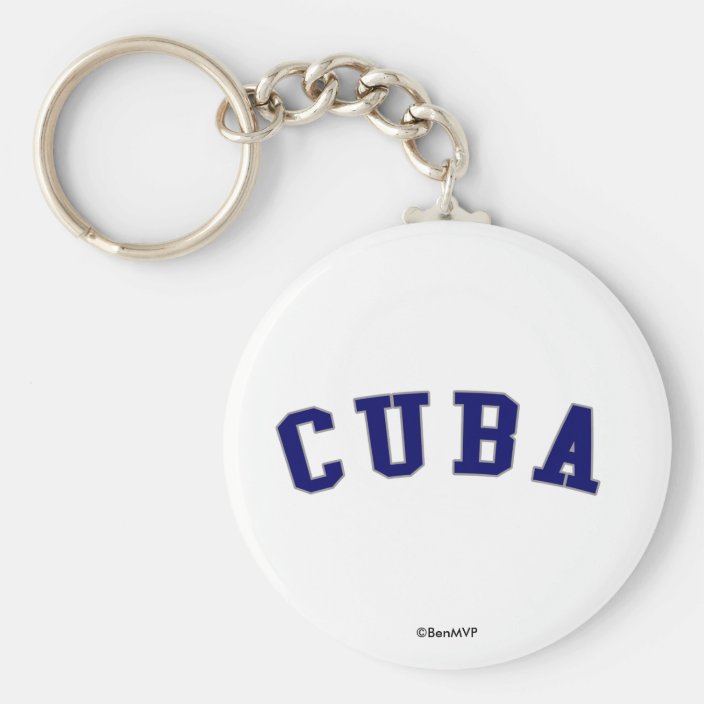 Cuba Key Chain