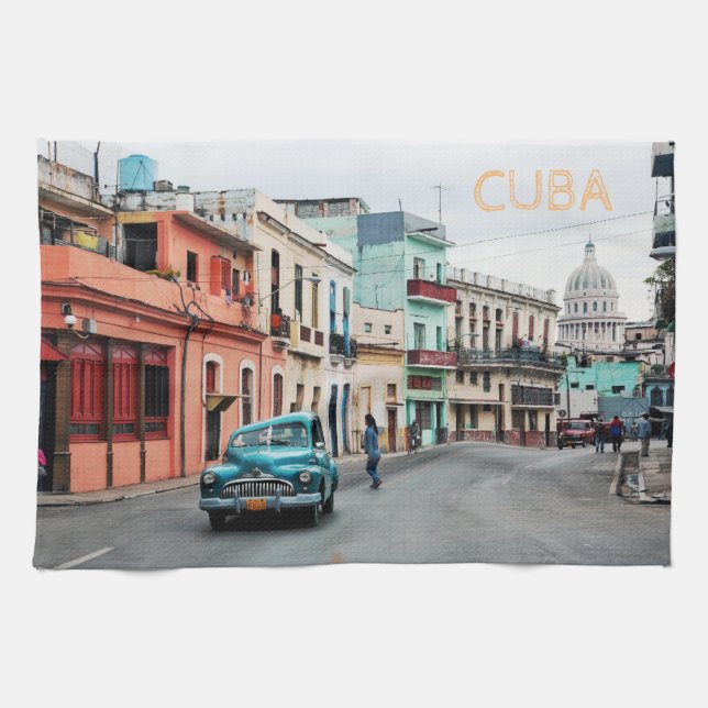 Cuba    kitchen towel (Horizontal)