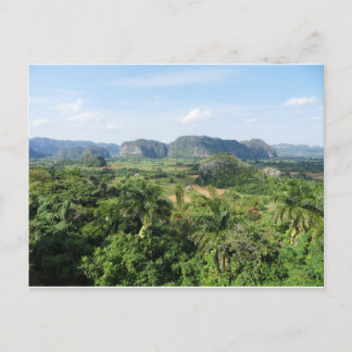 Cuba landscape postcard