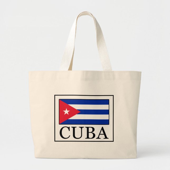 Cuba Large Tote Bag (Front)