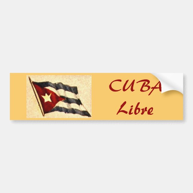 CUBA Libre Bumper Sticker (Front)