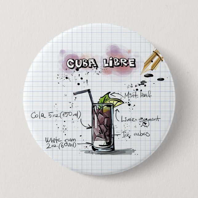 Cuba Libre Button (Front)