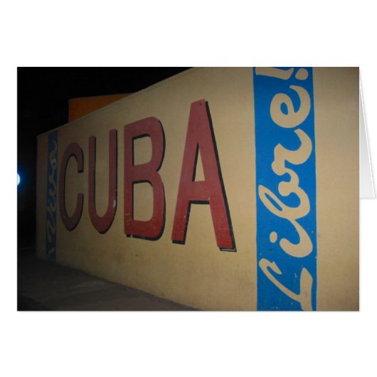 cuba libre cards (Front Horizontal)