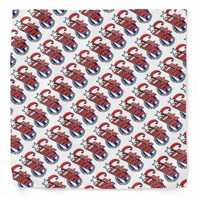 Cuba Libre Motto Bandana (Front)