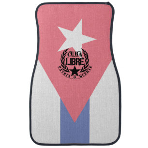 Cuba Libre Motto Laurels Car Floor Mat