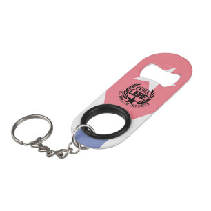 Cuba Libre Motto Laurels Keychain Bottle Opener