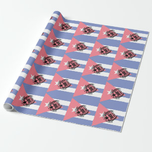 Cuba Libre Motto Laurels Wrapping Paper