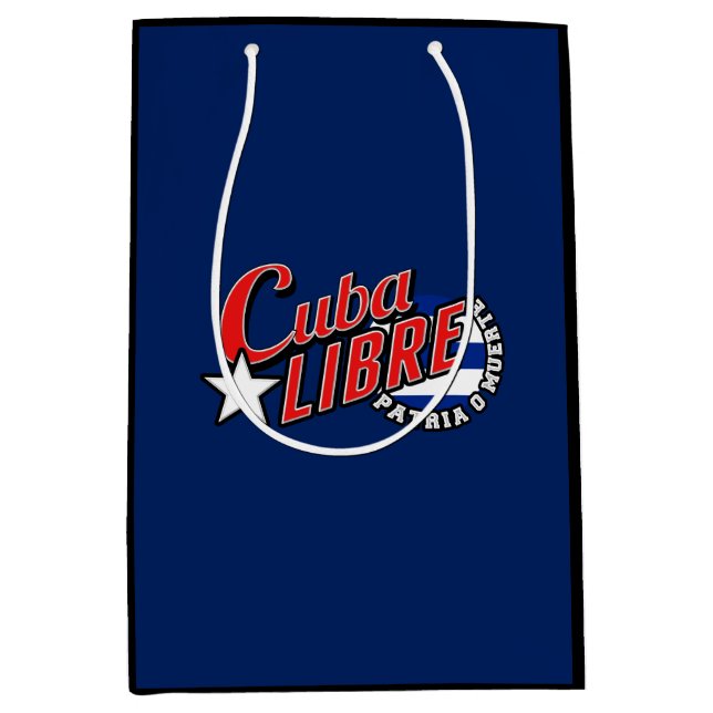 Cuba Libre Motto Medium Gift Bag (Front)