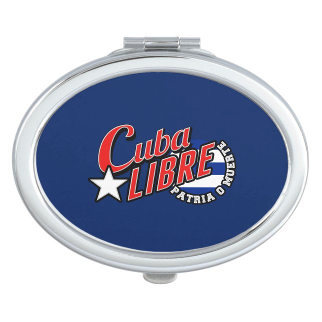 Cuba Libre Motto Vanity Mirror (Front)