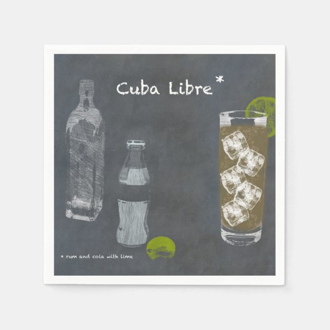 Cuba Libre Napkins (Front)