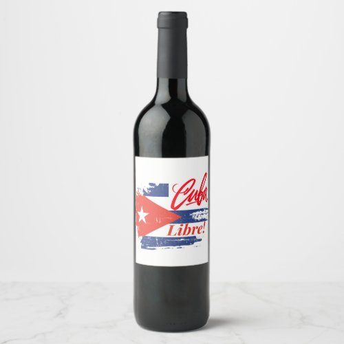 Cuba Libre Wine Label
