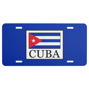 Cuba License Plate