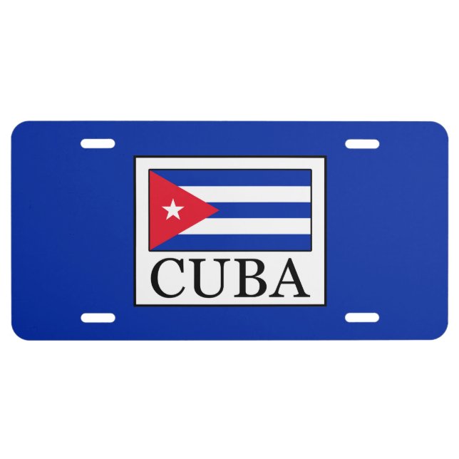 Cuba License Plate (Front)