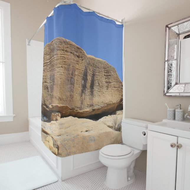 Cuba Mesa Shower Curtain (In Situ)