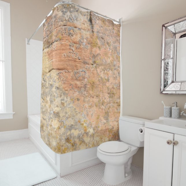Cuba Mesa Shower Curtain (In Situ)