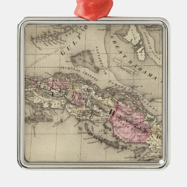 Cuba Metal Ornament (Front)