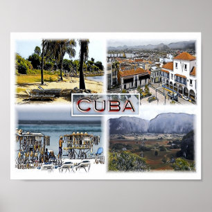 Cuba - Mosaic - Poster