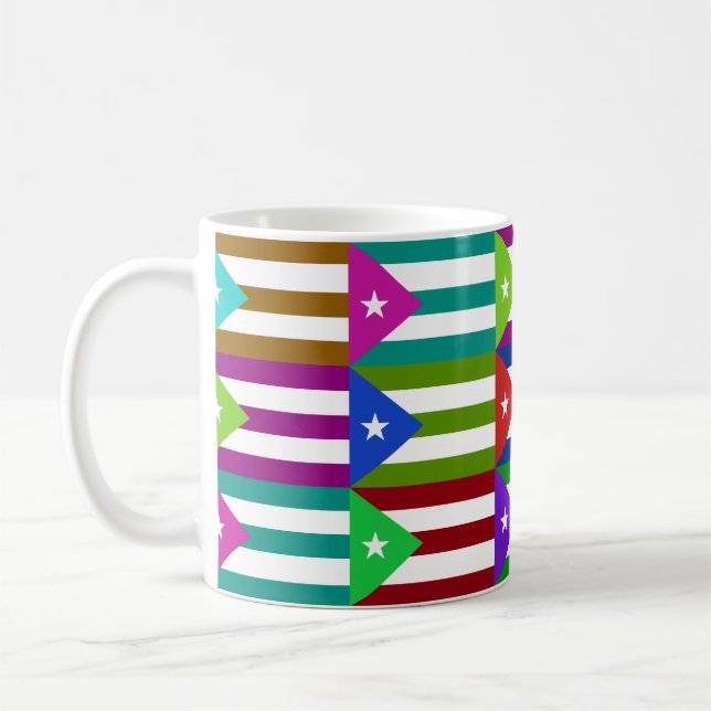 Cuba Multihue Flags Mug (Left)
