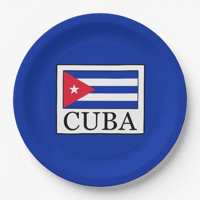 Cuba Paper Plates (Front)