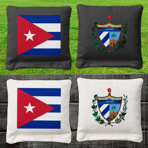 Cuba patriotic bags, Cuban Flag Cornhole Bags