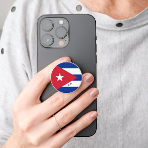 Cuba phone grip, patriotic Cuban Flag PopSocket