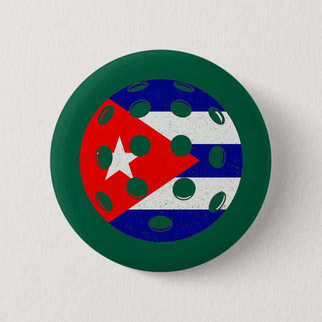 cuba pickleball button (Front)