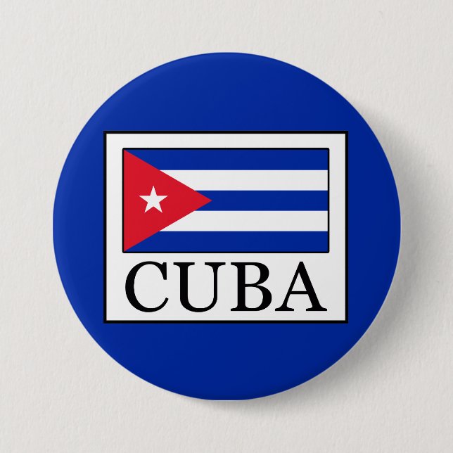 Cuba Pinback Button (Front)