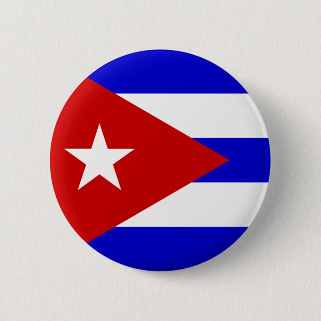 Cuba Pinback Button (Front)