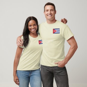 Cuba Plain Flag T-shirt by representshop at Zazzle