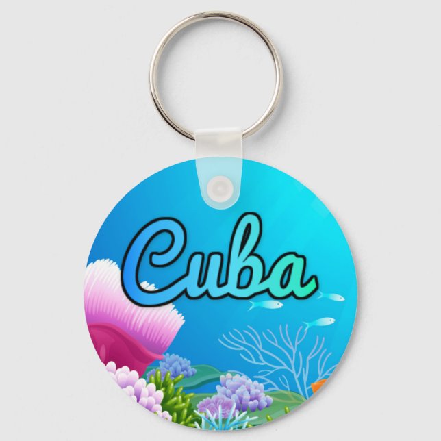 Cuba reef keychain (Front)