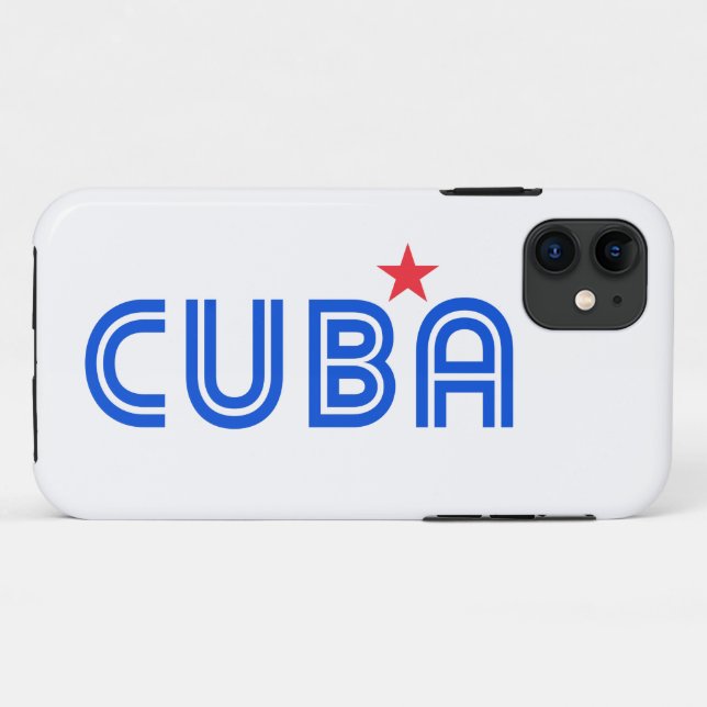 Cuba Retro  Case-Mate iPhone Case (Back (Horizontal))