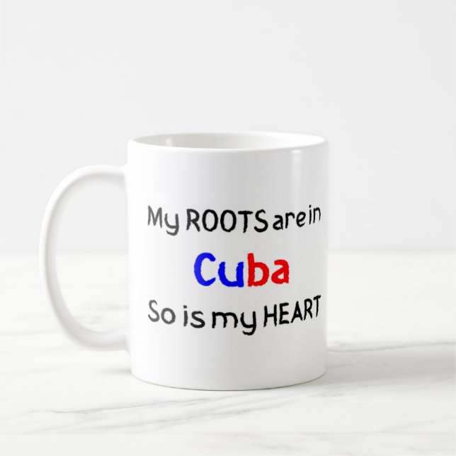 cuba roots coffee mug (Left)