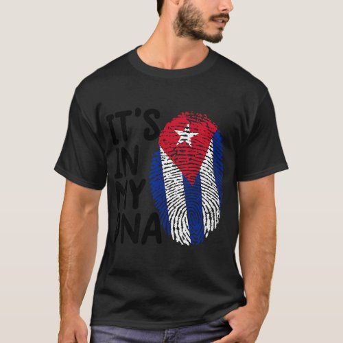 cuba shirt women Cuban Flag Shirt man IT_S IN MY D