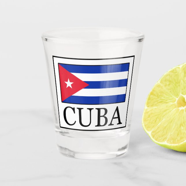 Cuba Shot Glass (Front)
