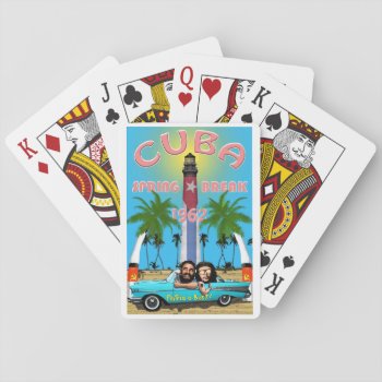 Cuba Spring Break 1962 Playing Cards by ThenWear at Zazzle