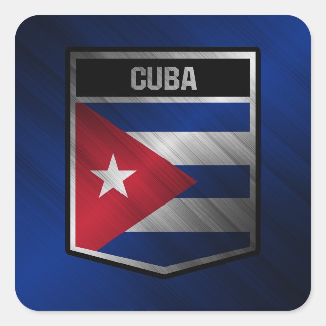 Cuba Square Sticker (Front)