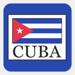Cuba Square Sticker