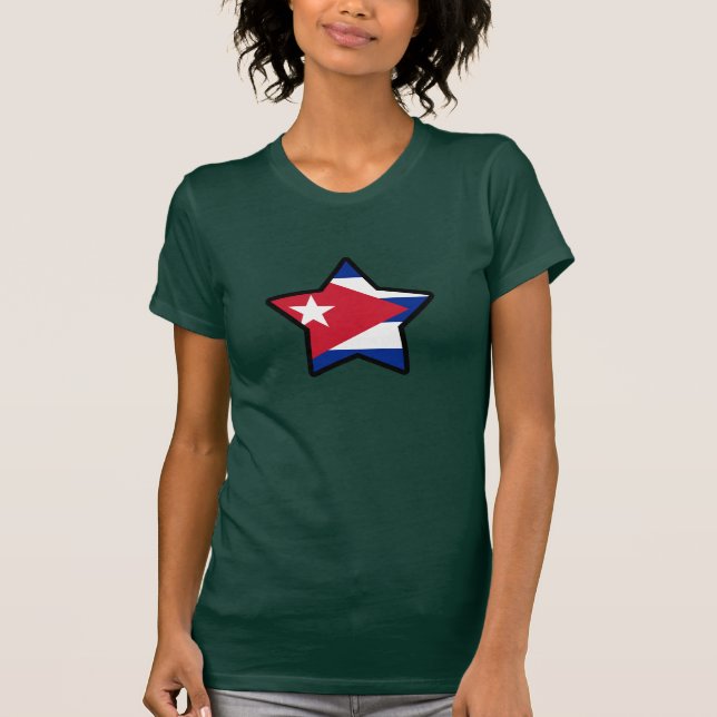 Cuba star flag T-shirt (Front)