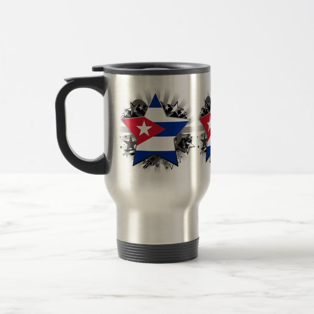Cuba Star Travel Mug (Left)