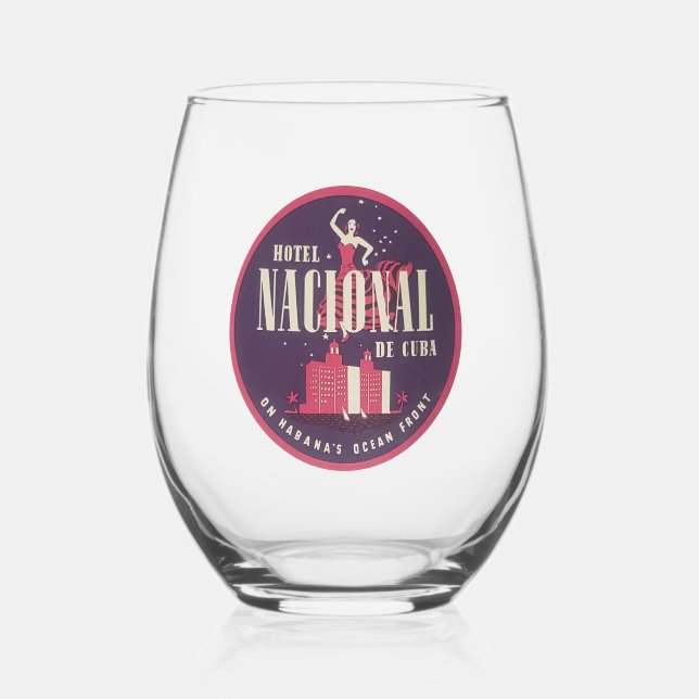 Cuba Stemless Wine Glasses (Front)