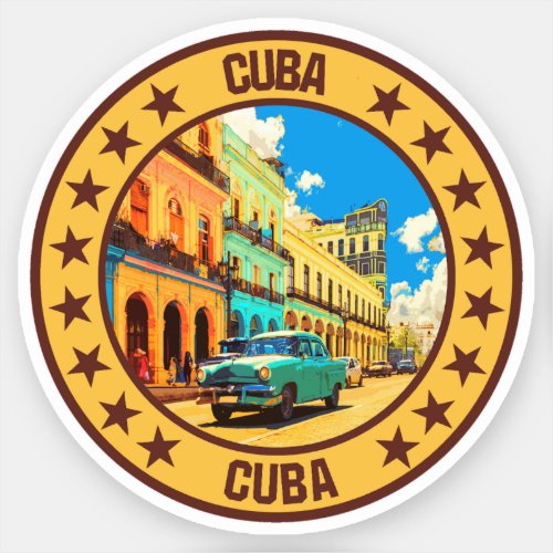 Cuba                                               sticker