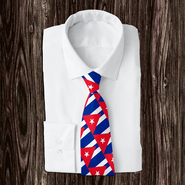 Cuba Ties, fashion Cuban Flag, business Neck Tie (Creator Uploaded)
