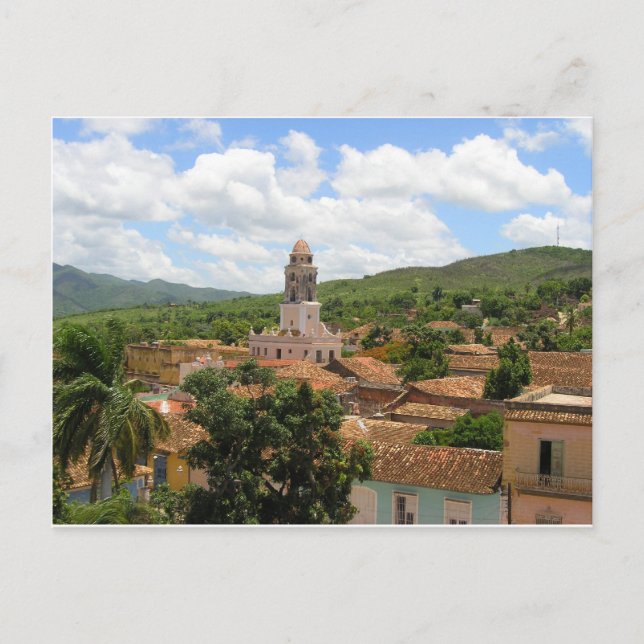 Cuba Town View Postcard (Front)