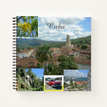Cuba Travel Destination Notebook by Edelhertdesigntravel at Zazzle